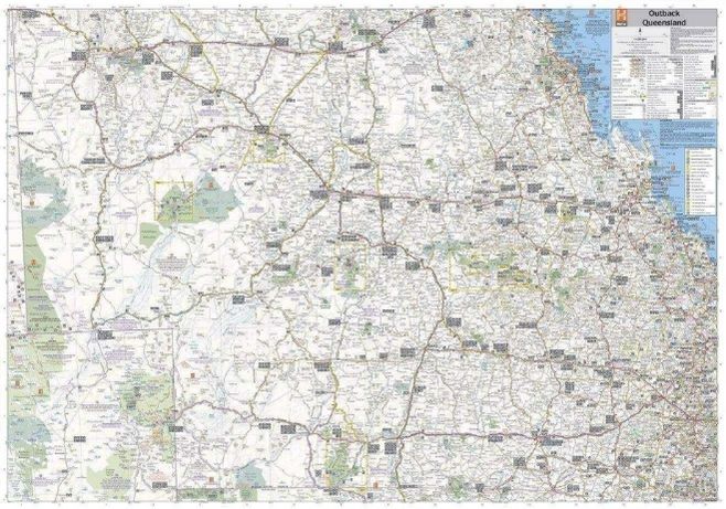 Hema Outback Queensland Map