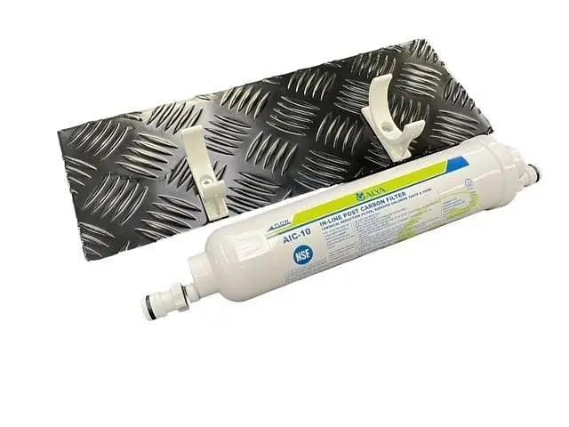 Filter Bracket Black to hold inline Water Filter - Everything Caravans