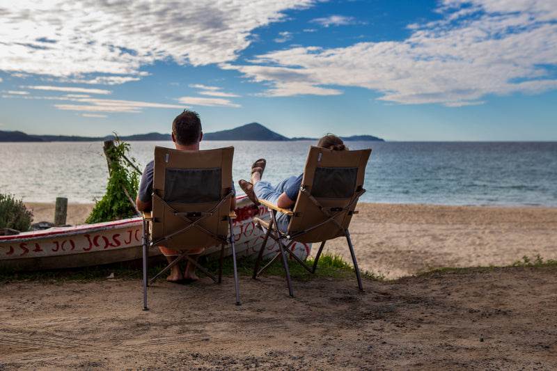 OZtrail Cape Series Recliner Chair Tan