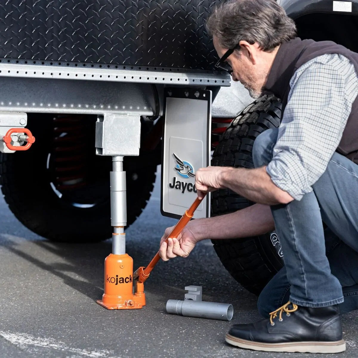 Kojack Caravan Jack Kit - Hydraulic