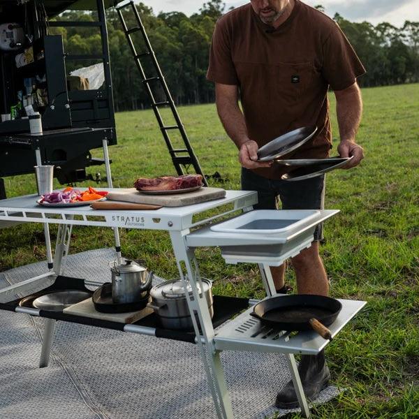Stratus Outdoor TABLE EXTENSION - SINK - Everything Caravans