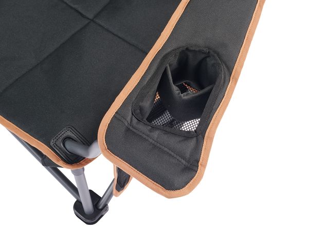 OZtrail Fireside Double Chair Black