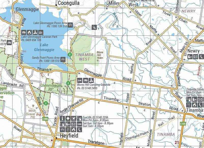 Hema The Victorian High Country - South Western Map
