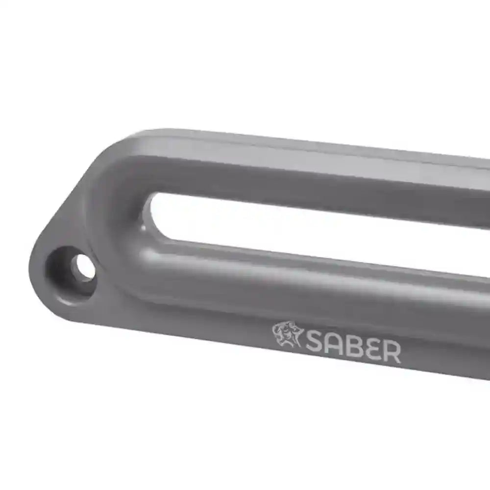 Saber Aluminium Spliced Winch Thimble Pro Grey Cerakote SBR-OFLG