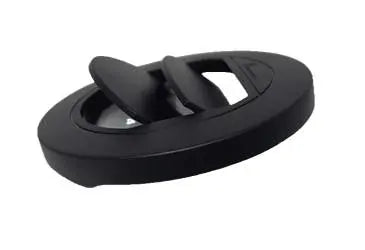 75mm Vent Duct Plate Closable Black German