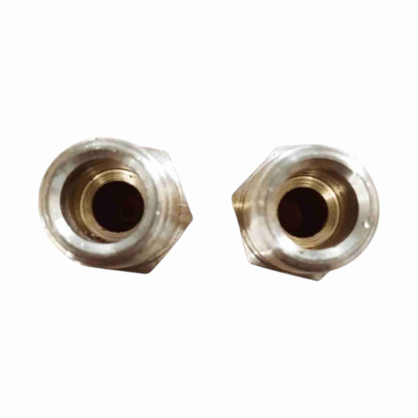 Brass Gas Fitting 007-0504 5/16 Flare Union to 1/4 Taper Thread x 2