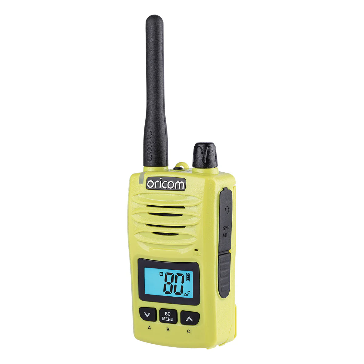 Oricom Waterproof IP67 Portable 5W UHF CB Radio - LIME