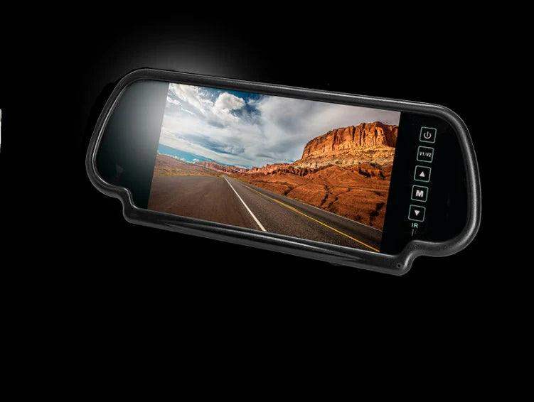 SafetyDave Reversing Camera Kit Mirror Mount Monitor Only AHD CCD - Everything Caravans