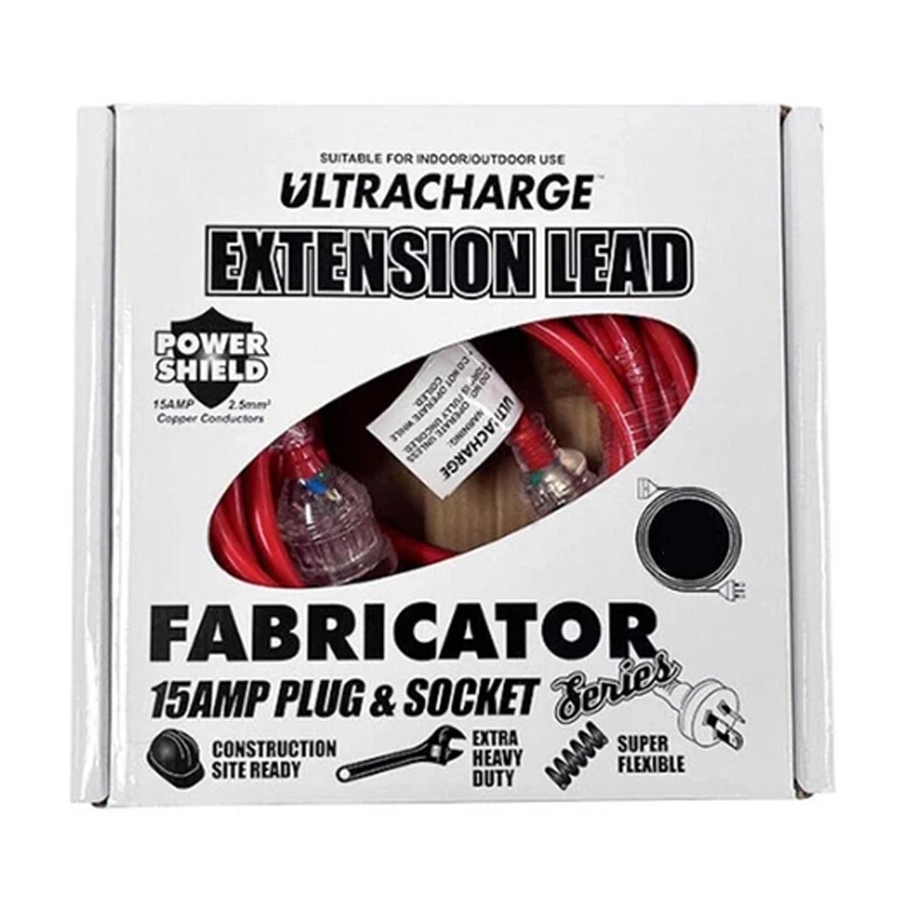Caravan 15 amp Generator Extension Lead 10m 2.5mm2