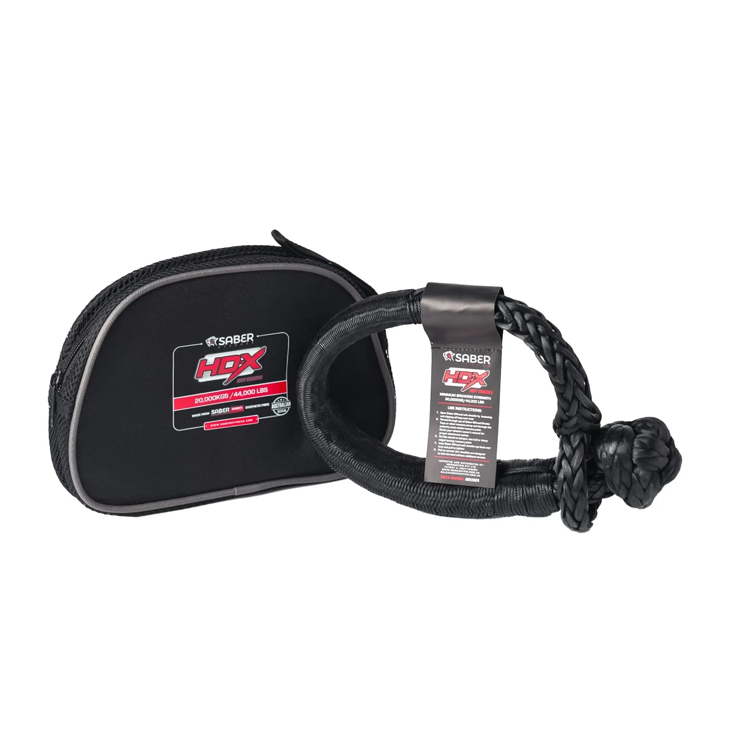 Saber Offroad 12K Heavy Duty Kinetic Recovery Kit