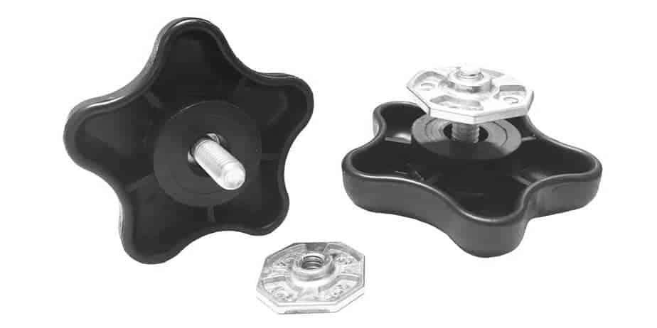 Carefree Knob 200-34120 Awning Pair Black Locking with Nut