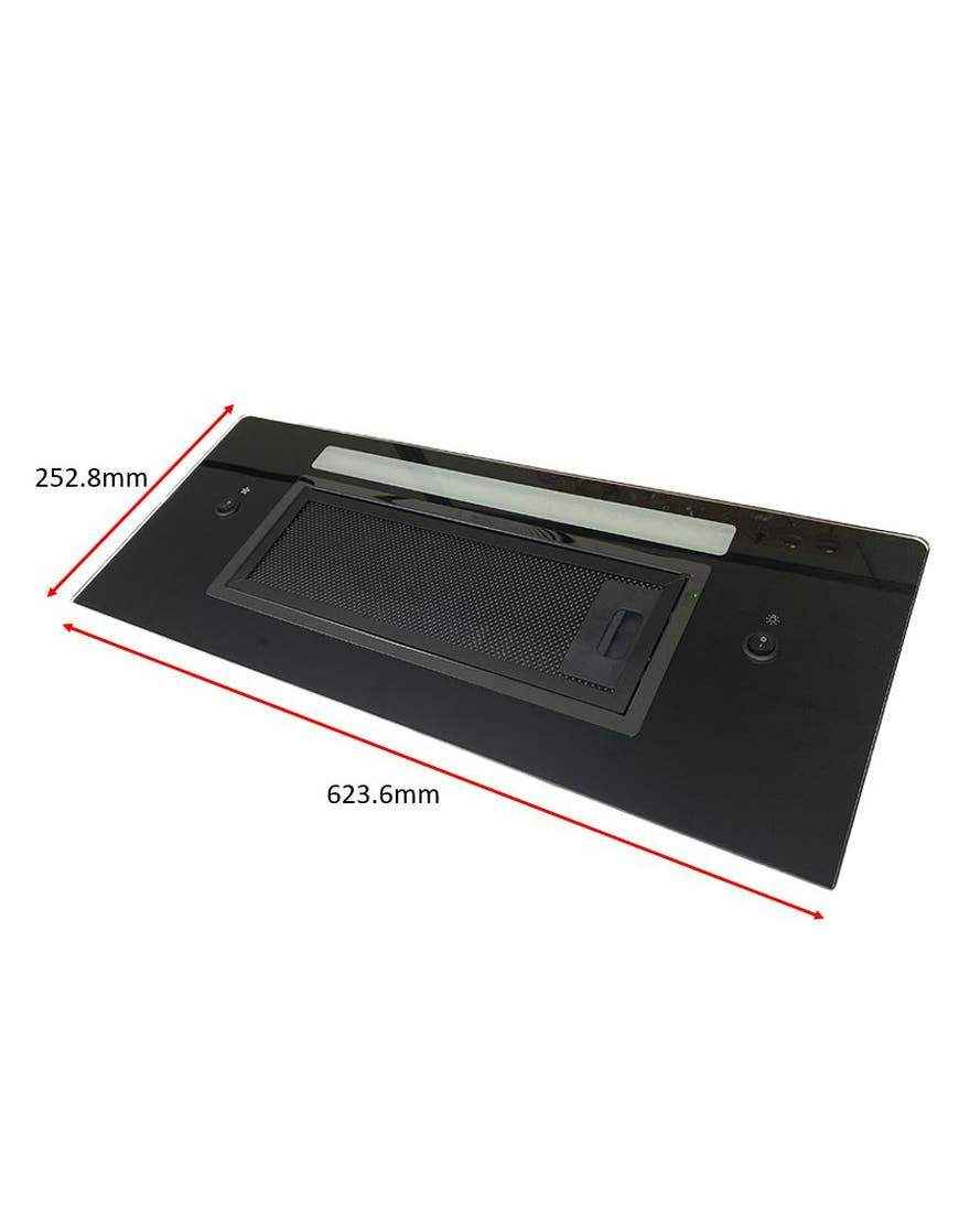 Sphere Tempered Glass Face Recessed Rangehood. C6110Y