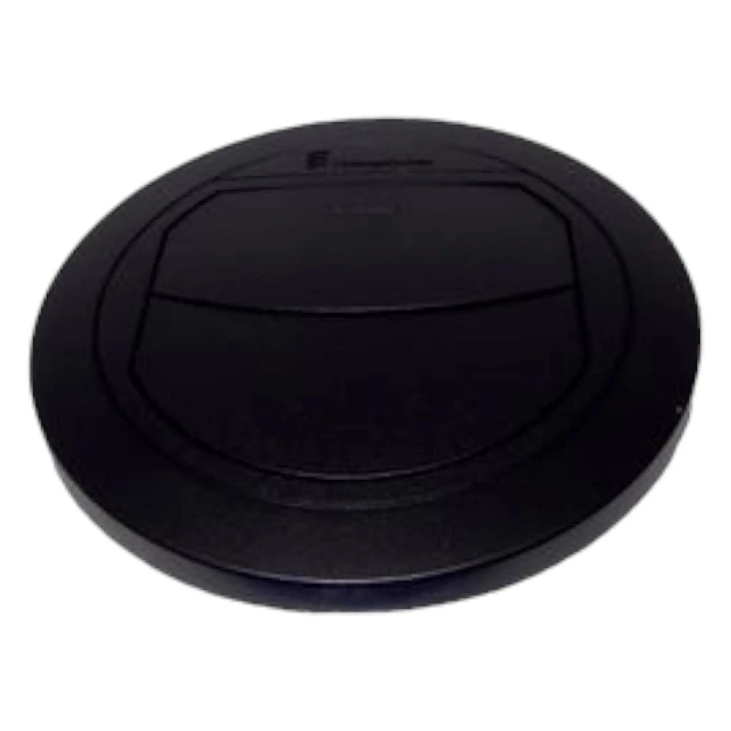 75mm Vent Duct Plate Closable Black German - Everything Caravans