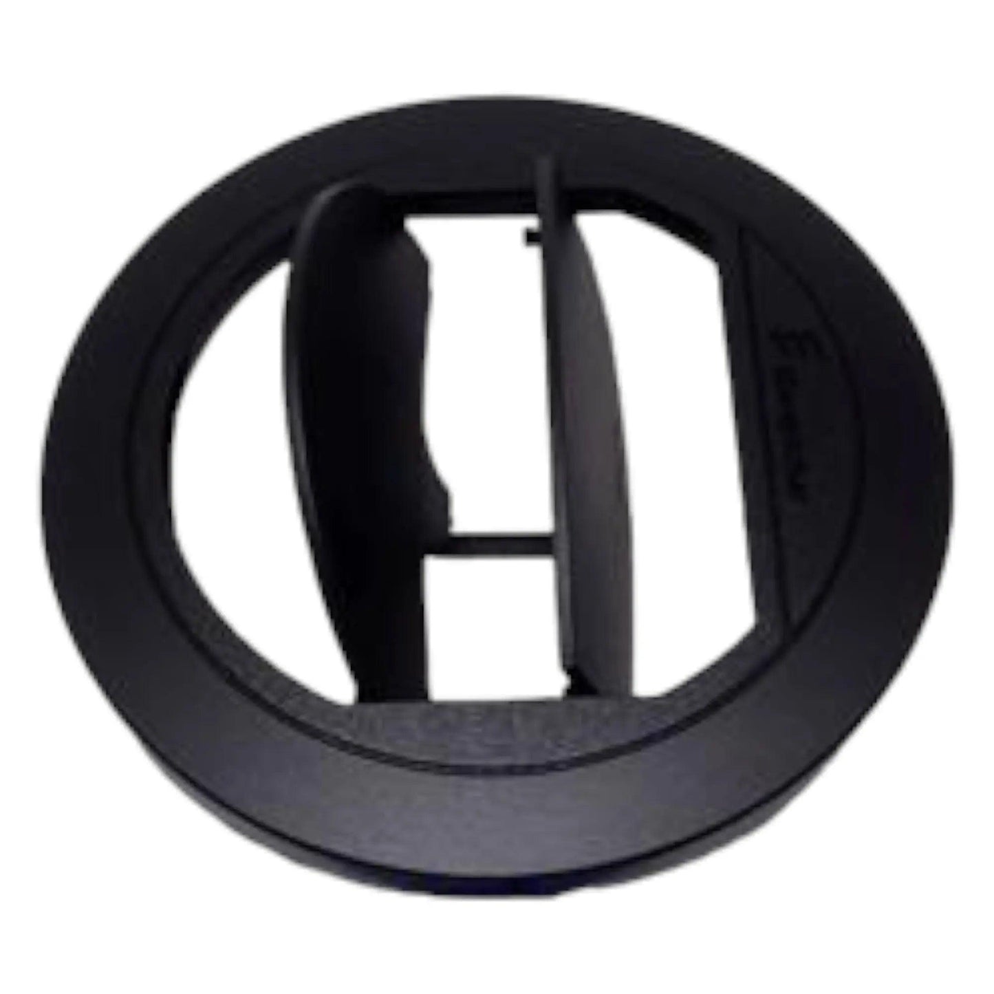 75mm Vent Duct Plate Closable Black German - Everything Caravans