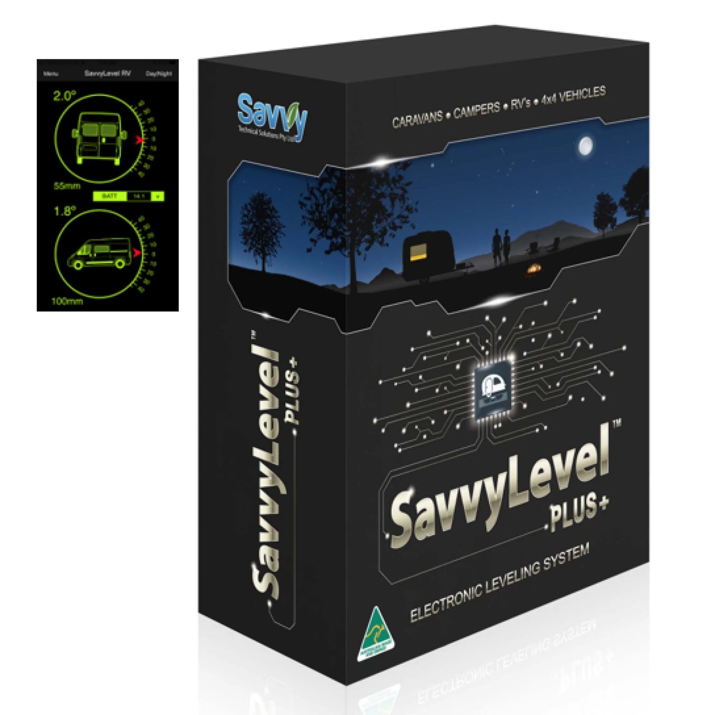 Savvylevel for Leveling Solution for Caravan Motorhomes and Vehicles Unit Only