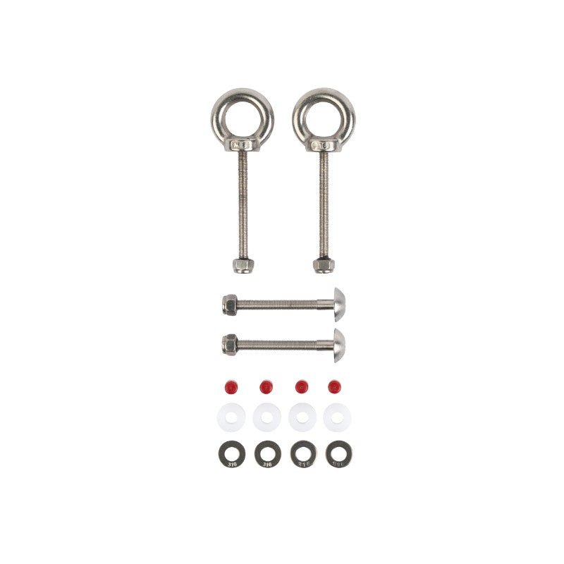 JACKAMAST Full 4PC Combo Kit | 4 x JACKAMAST + Premium Roof Bolts & Mast Bracket Kit