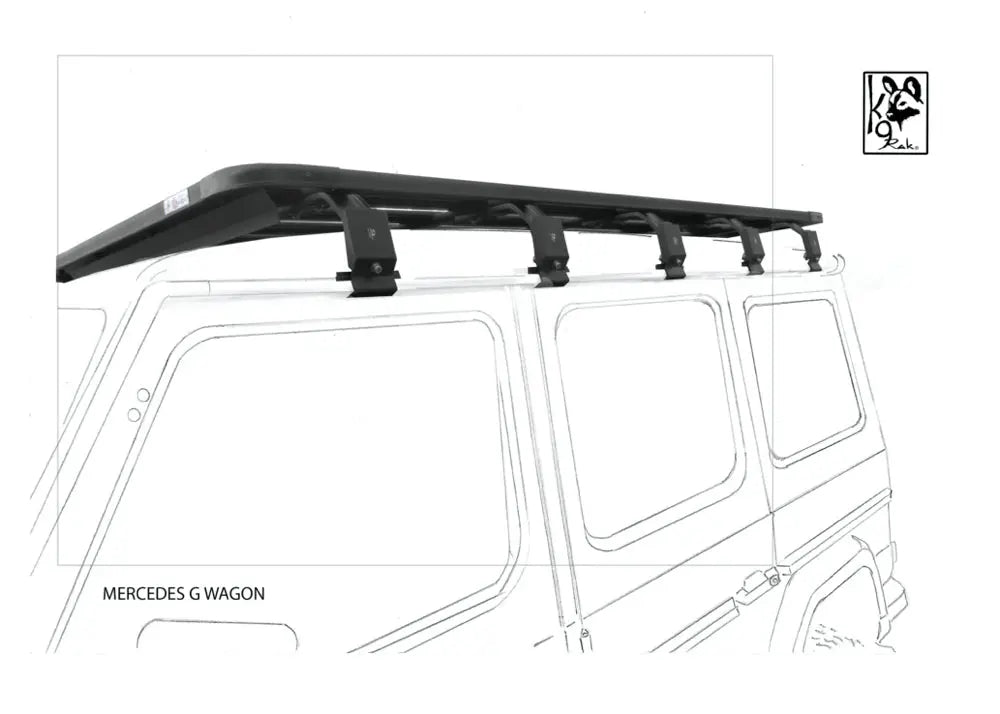 Mercedes G Wagon K9 Roof Racks Expedition Quality 1500WX2200L - Autumn Sale