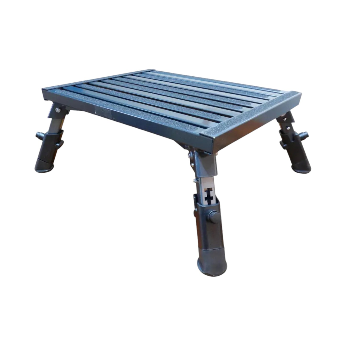 Folding Heavy Duty Adjustable Caravan Step with 300Kg Weight Rating