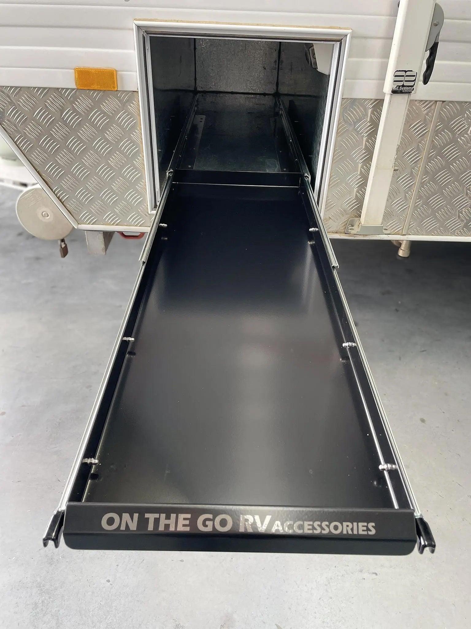 400mm wide Tunnel Boot Draw Slide x 1000mm Long - Everything Caravans