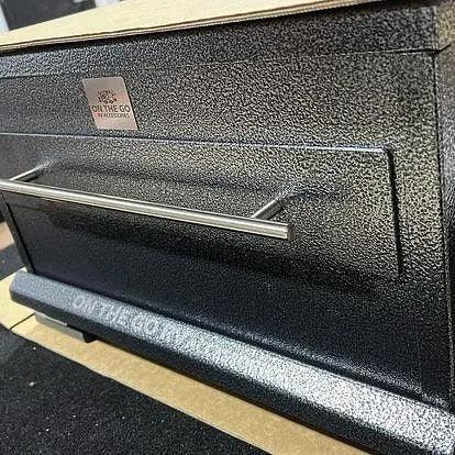 570mm wide Tunnel Boot Draw Slide with Kitchen x 1200mm Long - Everything Caravans