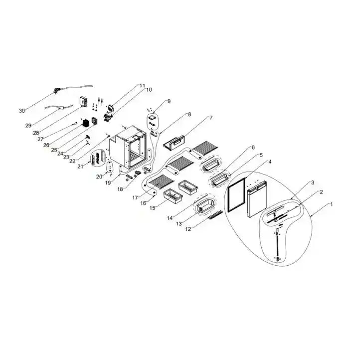 Dometic PCB Display Suits All Dometic NRX Fridges