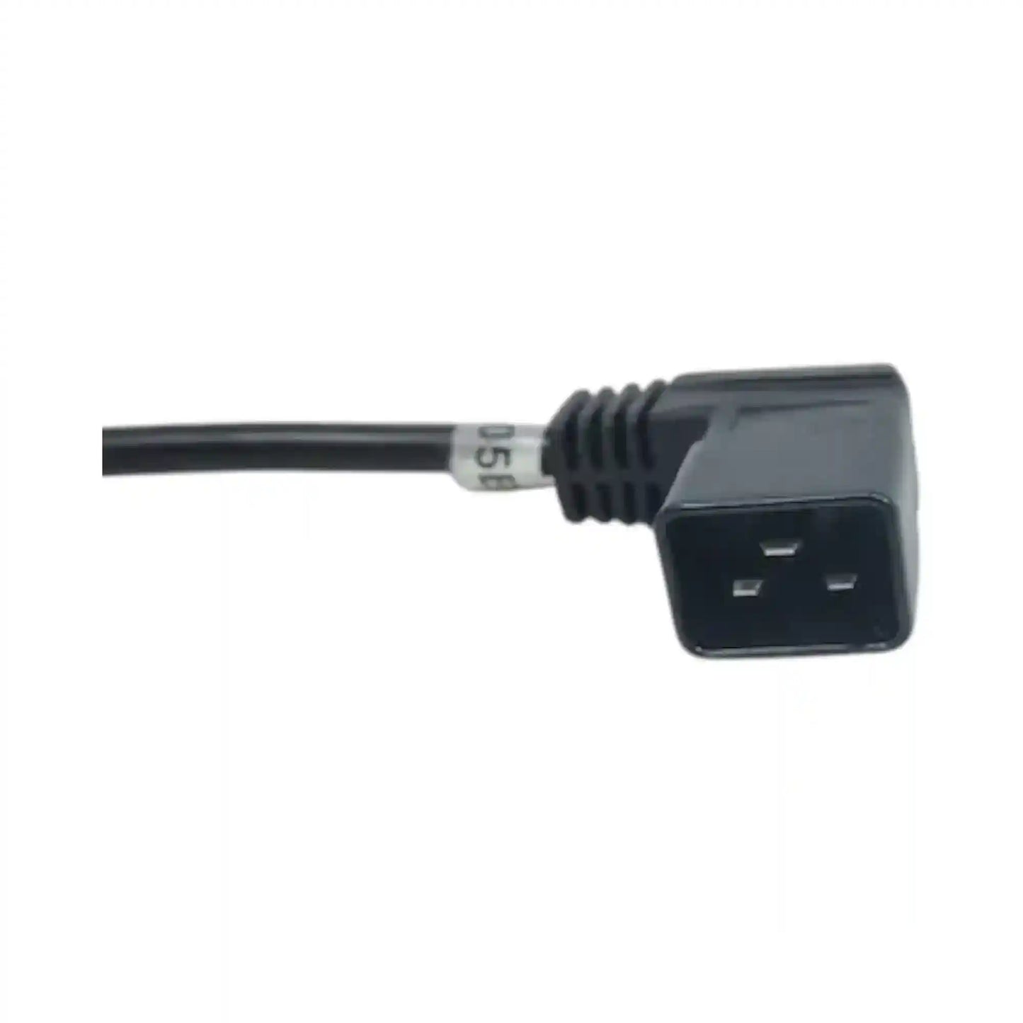 Male LEC C20 to CMS C Type Inverter Output Cable 500mm Black