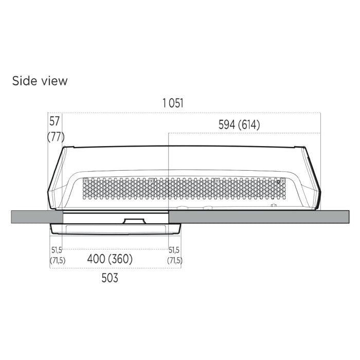 Global Heritage Eberspacher Breezonic 3.5Kw Rooftop Air Conditioner 38Kg with Bluetooth - Everything Caravans