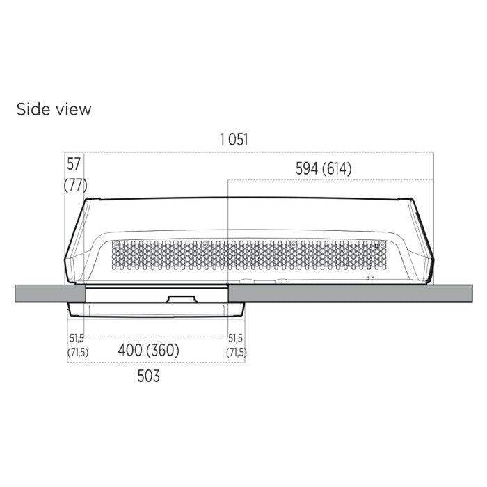 Global Heritage Eberspacher Breezonic 3.5Kw Rooftop Air Conditioner 38Kg with Bluetooth - Everything Caravans