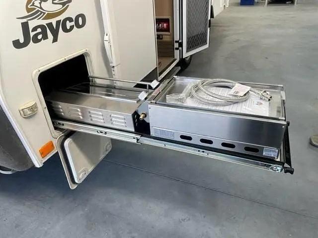 BBQ Slide Combo 320mm wide Murray Tunnel Boot Draw Slide - Everything Caravans