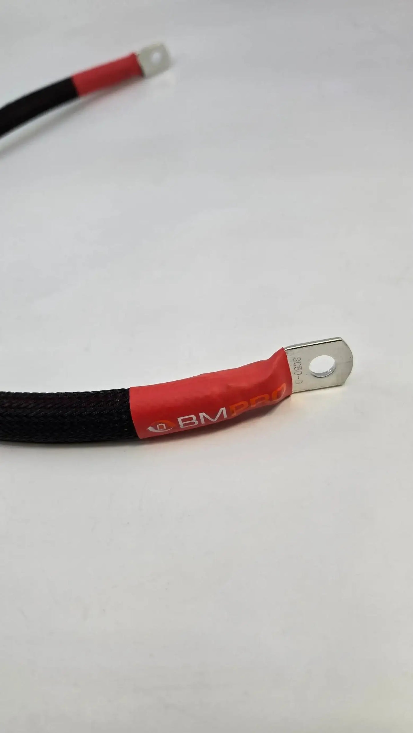 BMPro Battery and Inverter Cable 50mmsq 240amp 500mm Extreme Cover - Red