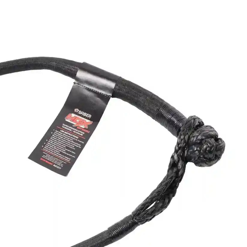 Saber HDX Soft Shackle 20 000 KG Long with Technora Binding - Everything Caravans