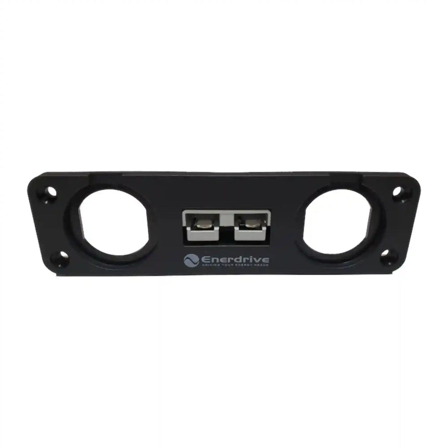 Enerdrive 50A Anderson Panel Mount Plug Holder and 2 Socket Hole - Everything Caravans