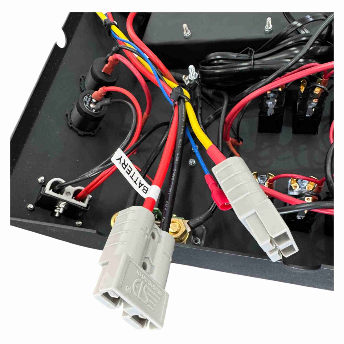 25A Lithium DC–DC Canopy Distribution Charging Board with Solar Input