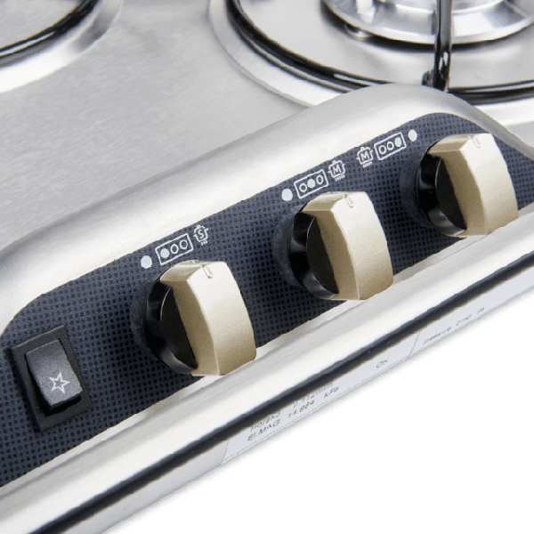 Dometic 2 Burner Cooktop Flush Mount Glass Lid and Piezo 480x370mm PI8022 - Everything Caravans