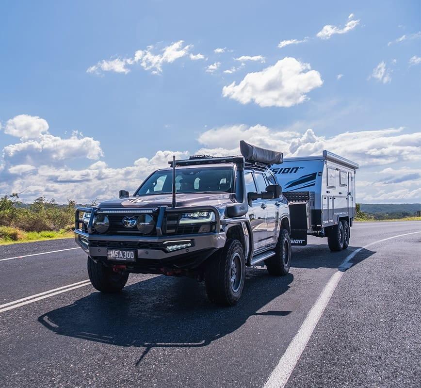 MSA Mirror Power Fold suits D-Max MU-X Black Electric Indicators Blind Spot Monitoring Powerfold - Everything Caravans