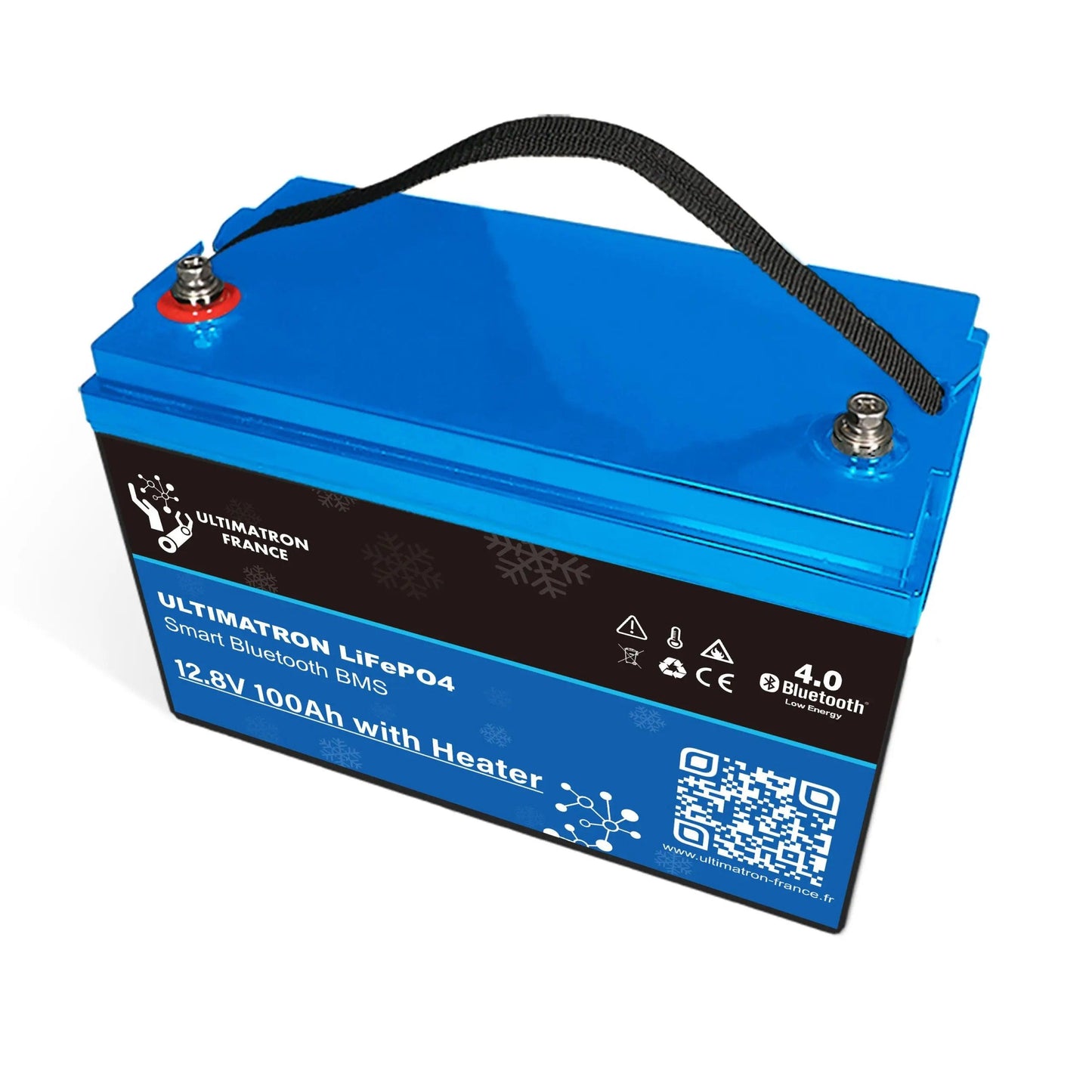 Ultimatron LIFEPO4 Smart Bluetooth Bms 12.8V 100Ah Battery - Everything Caravans