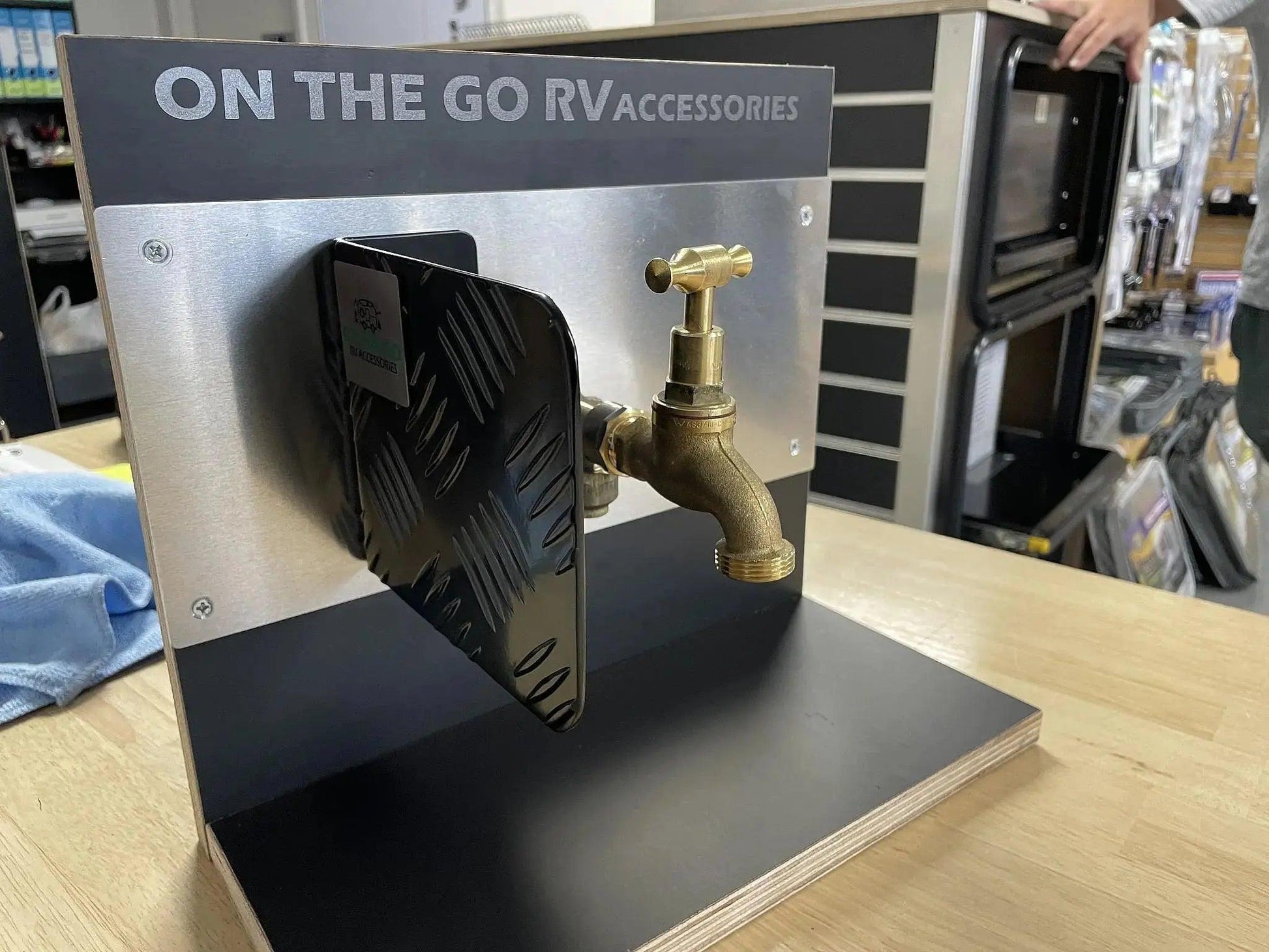 Alloy Tap Guard - Everything Caravans