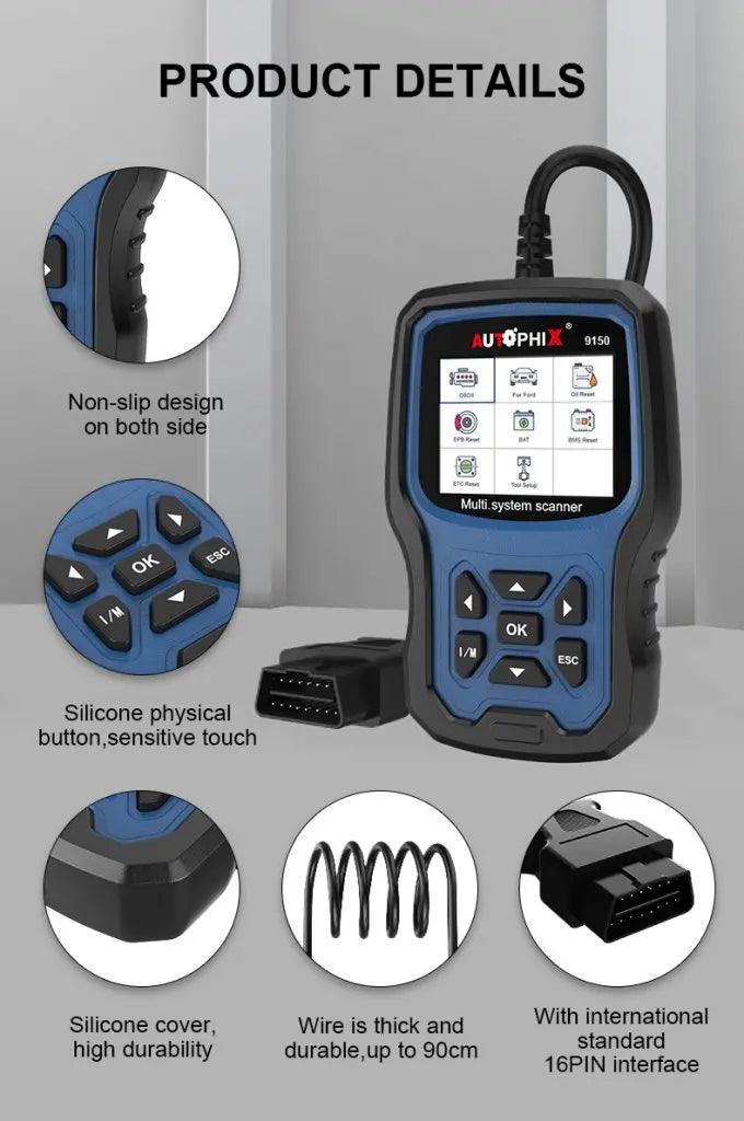 Autophix 9150 OBD2 Suitable for Ford Professional Diagnostic tool - Everything Caravans