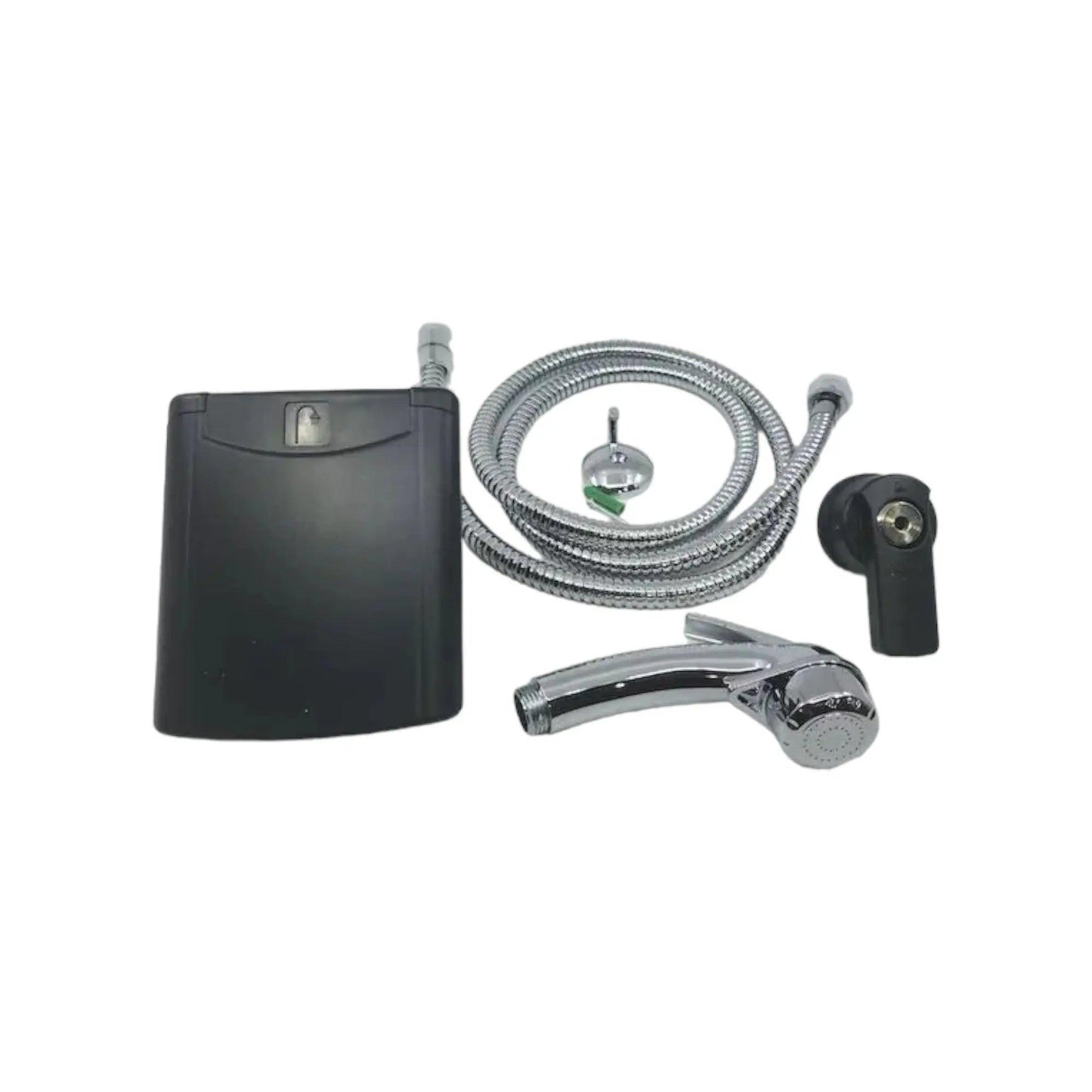 Black Plug in External Shower Point - Everything Caravans