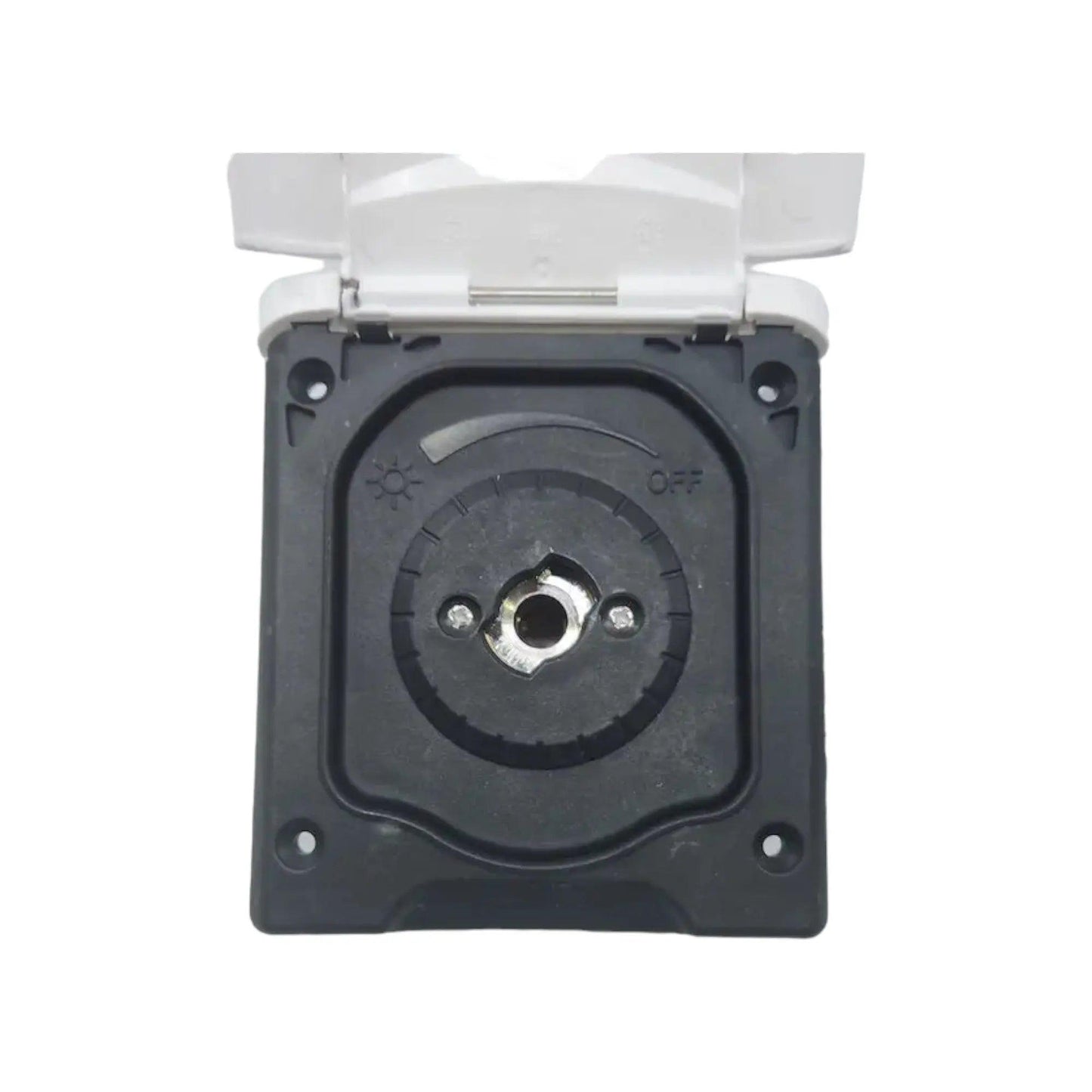 Black Plug in External Shower Point - Everything Caravans