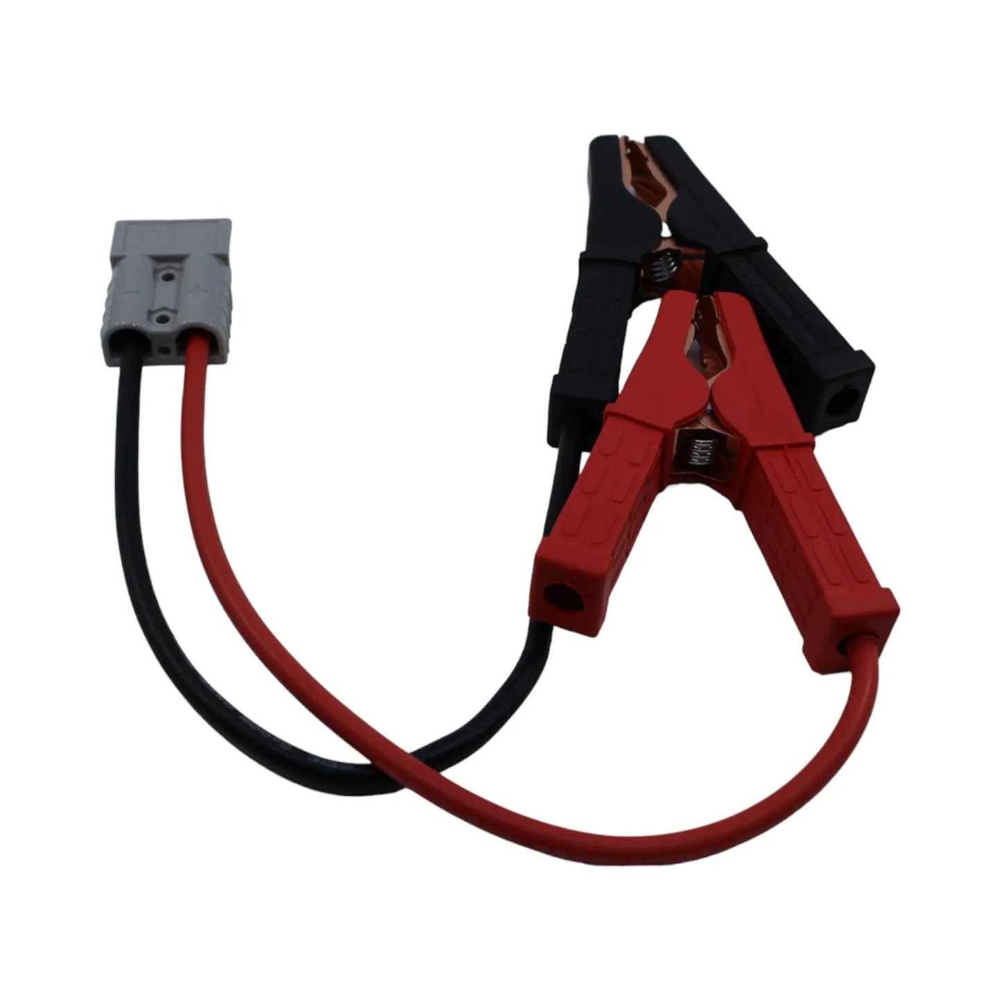 BMPRO Anderson Style 50A Plug to Insulated Battery Clamps (8mm2) - 30cm - Everything Caravans