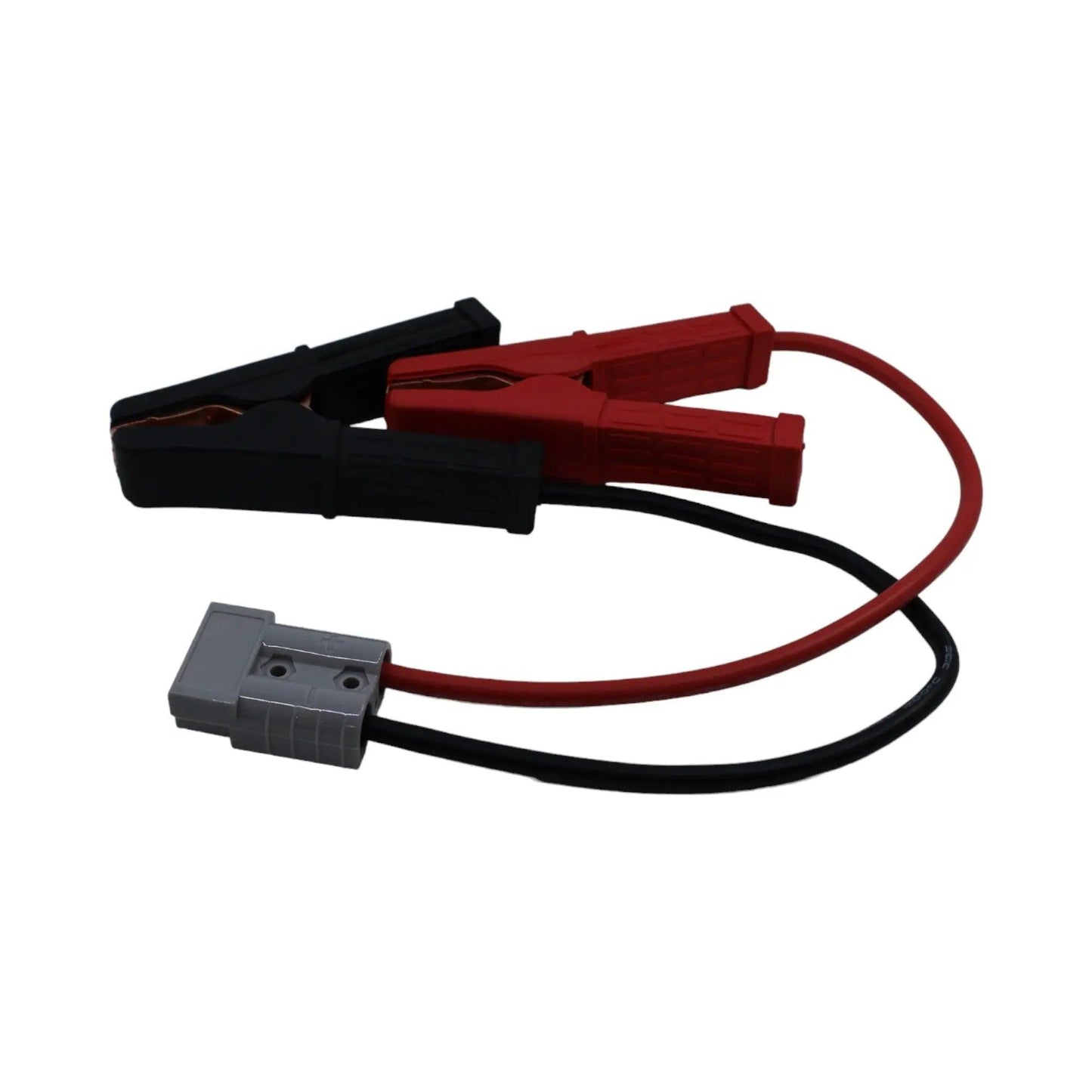 BMPRO Anderson Style 50A Plug to Insulated Battery Clamps (8mm2) - 30cm - Everything Caravans