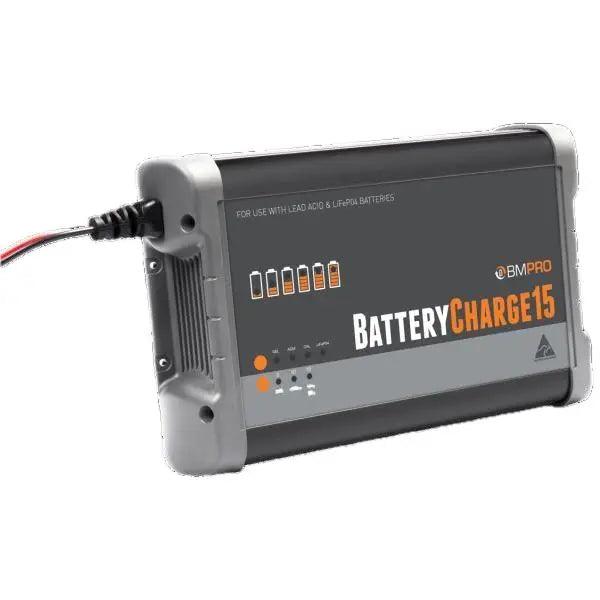BMPRO Batterycharge15 15amp Battery Charger 240v 12v Suitable for Lithium n Lead Batteries - Autumn Sale - Everything Caravans