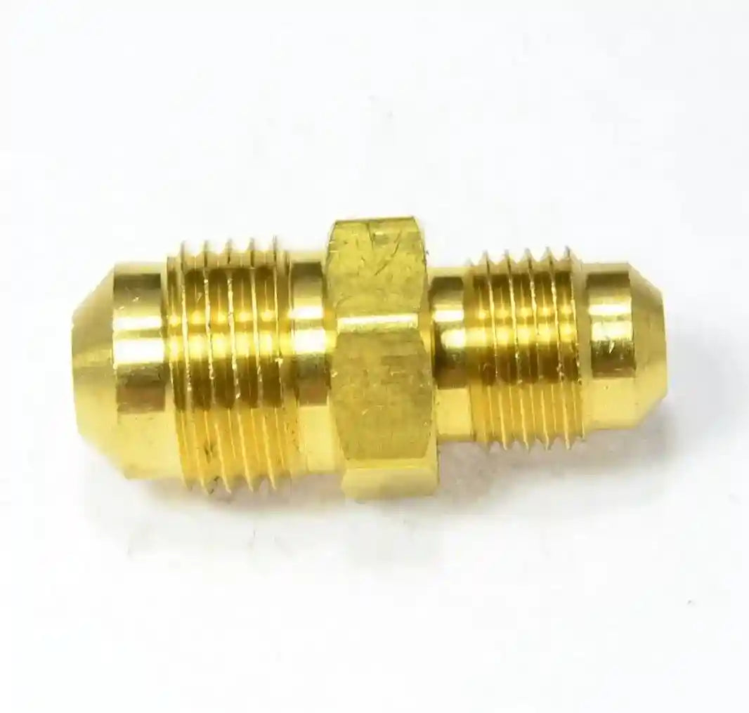 Brass Gas fitting 3-8 Flare Reducing Union for 5-16 Flare 1714 - Everything Caravans