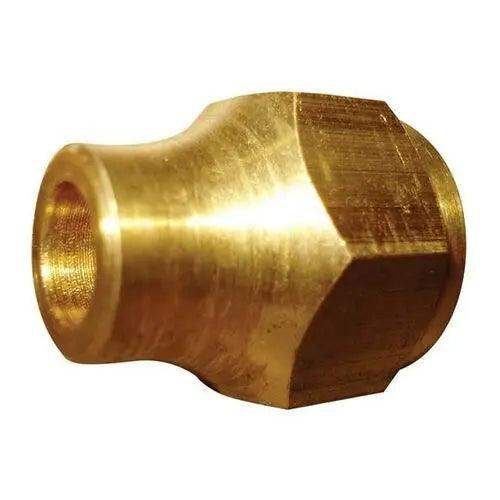 Brass Gas fitting 3-8 Reducing Flare Nut for 5-16 Copper Pipe - Everything Caravans
