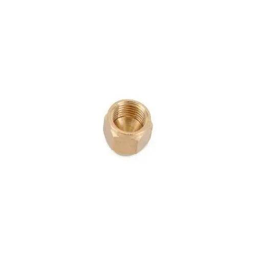 Brass Gas fitting 5-16 Flare Cap Nut for 5-16 Male Flare 5602 - Everything Caravans
