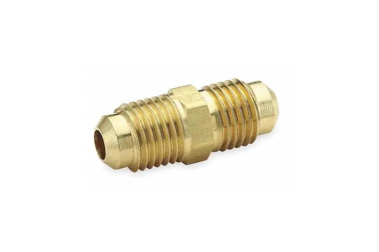 Brass Gas fitting 5-16 Flare Double Union for 5-16 Flare - Everything Caravans