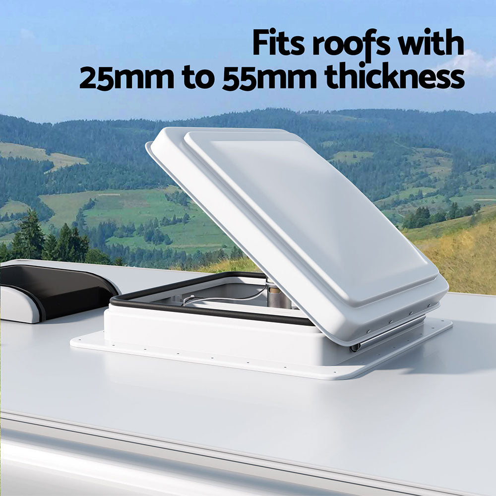 Caravan Roof Hatch Exhaust Vent 12V