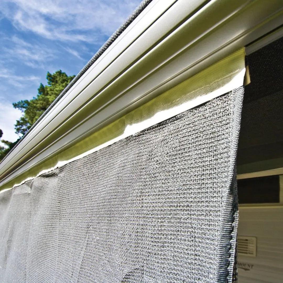 Cgear Grey Awning Privacy Screens 1.8M or 6Ft High Suits Fiamma Thule - Everything Caravans