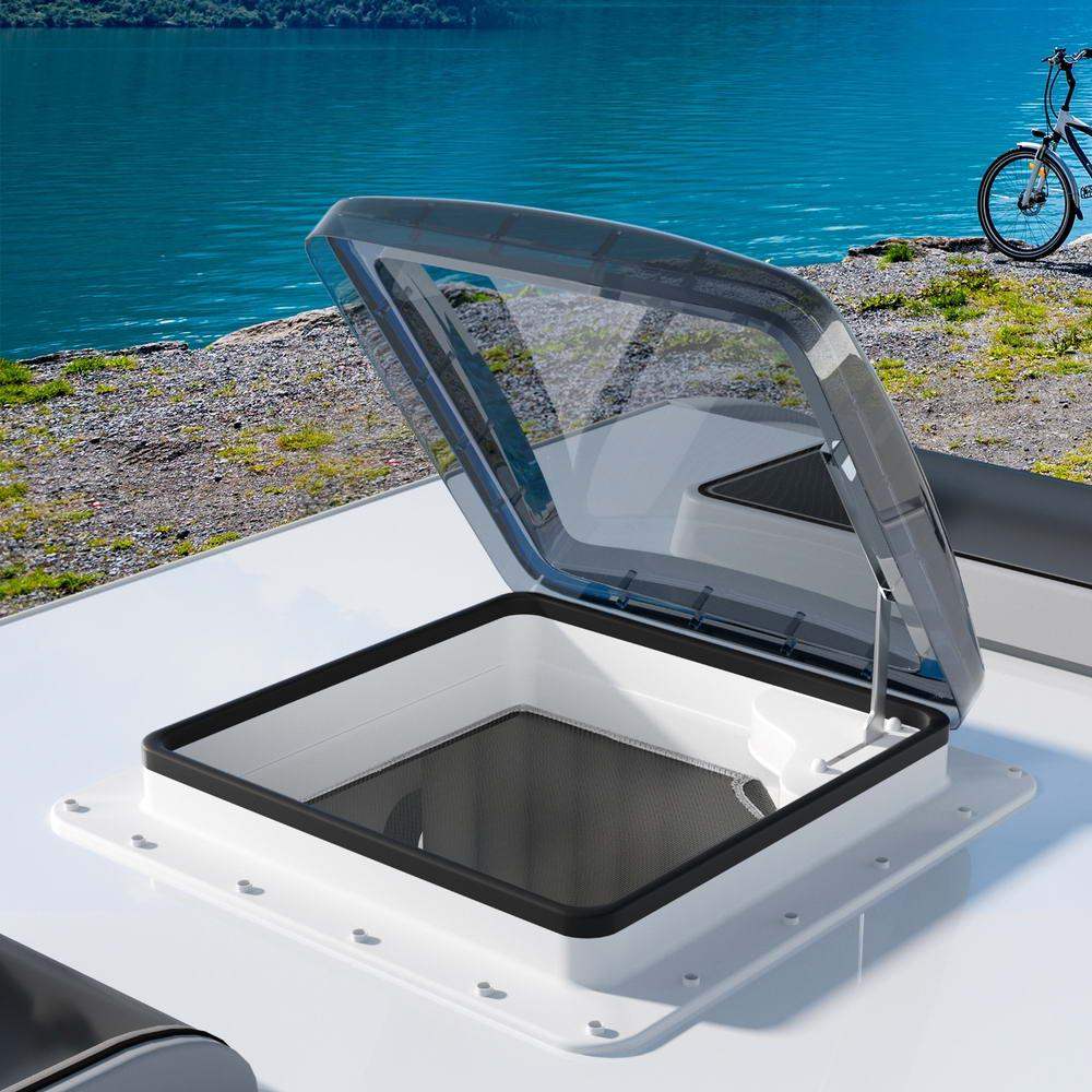 Caravan Roof Hatch White 35.5cm x 35.5cm